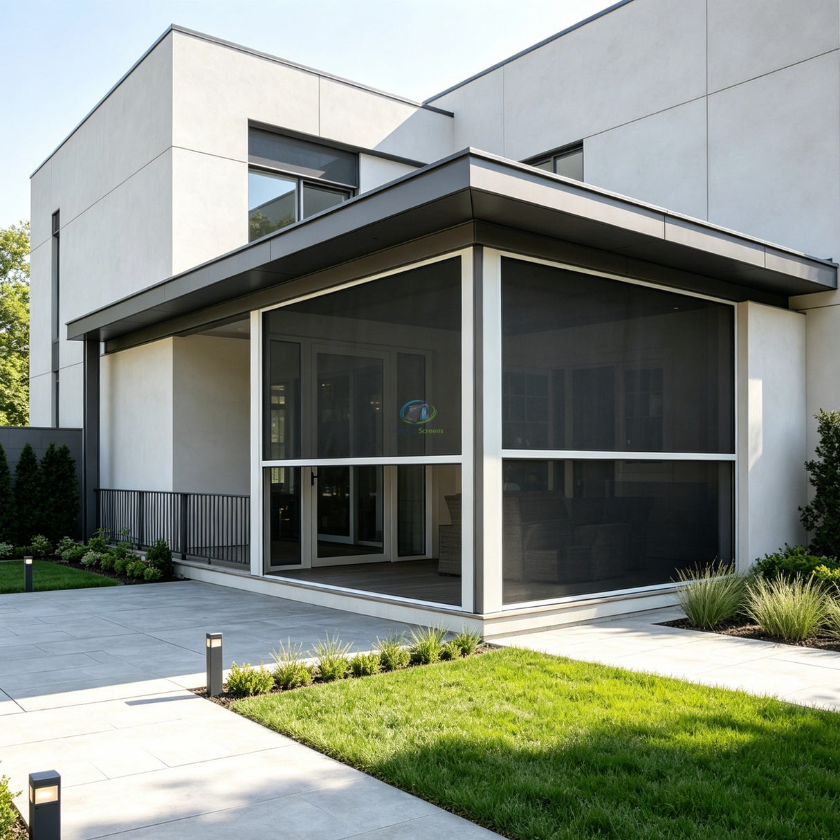 Motorized Retractable Patio Screens