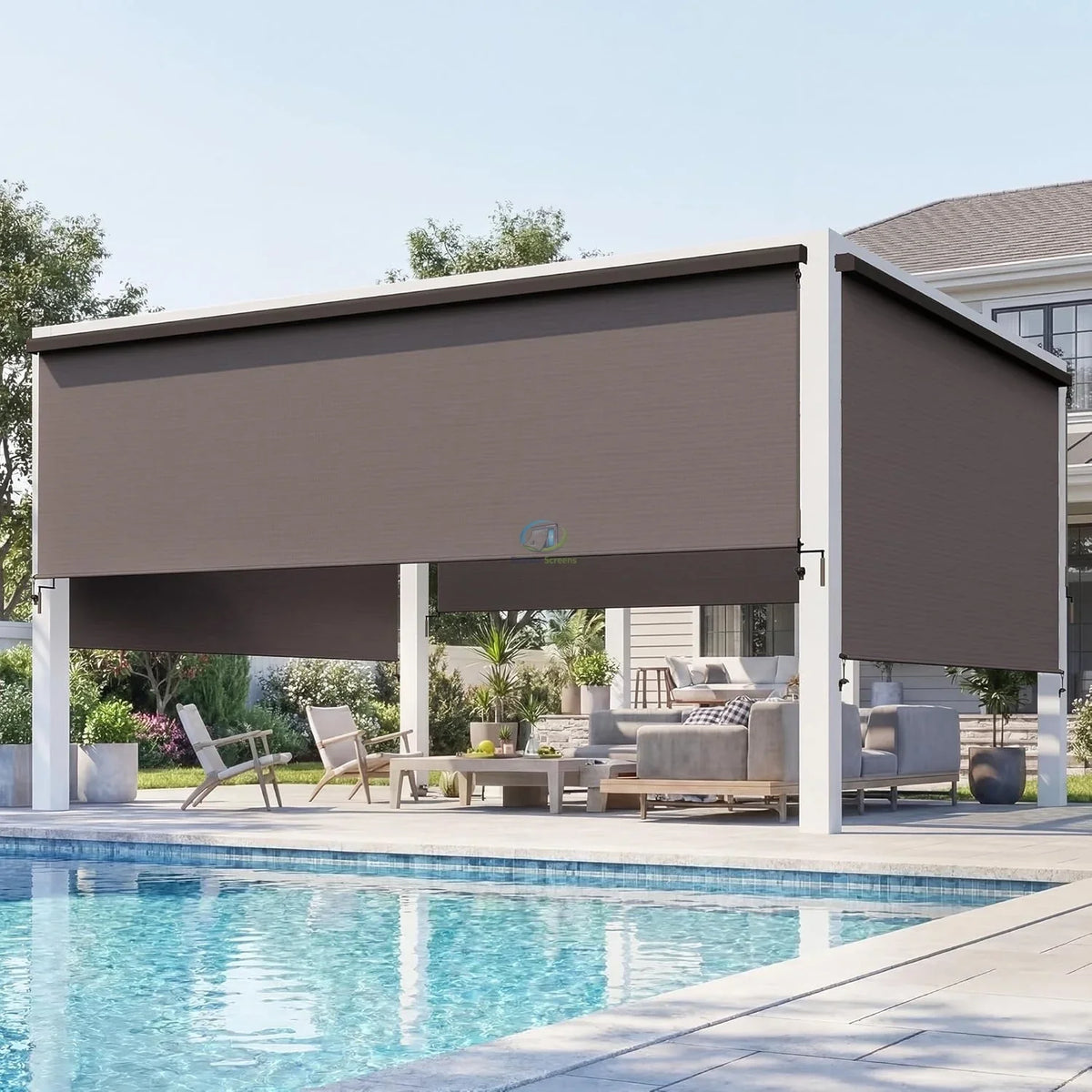 Motorized Retractable Patio Screens – product view 9