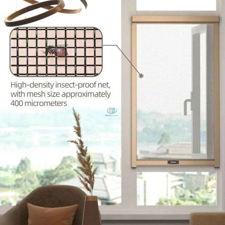 Pull Down Roller Insect Screens for Windows