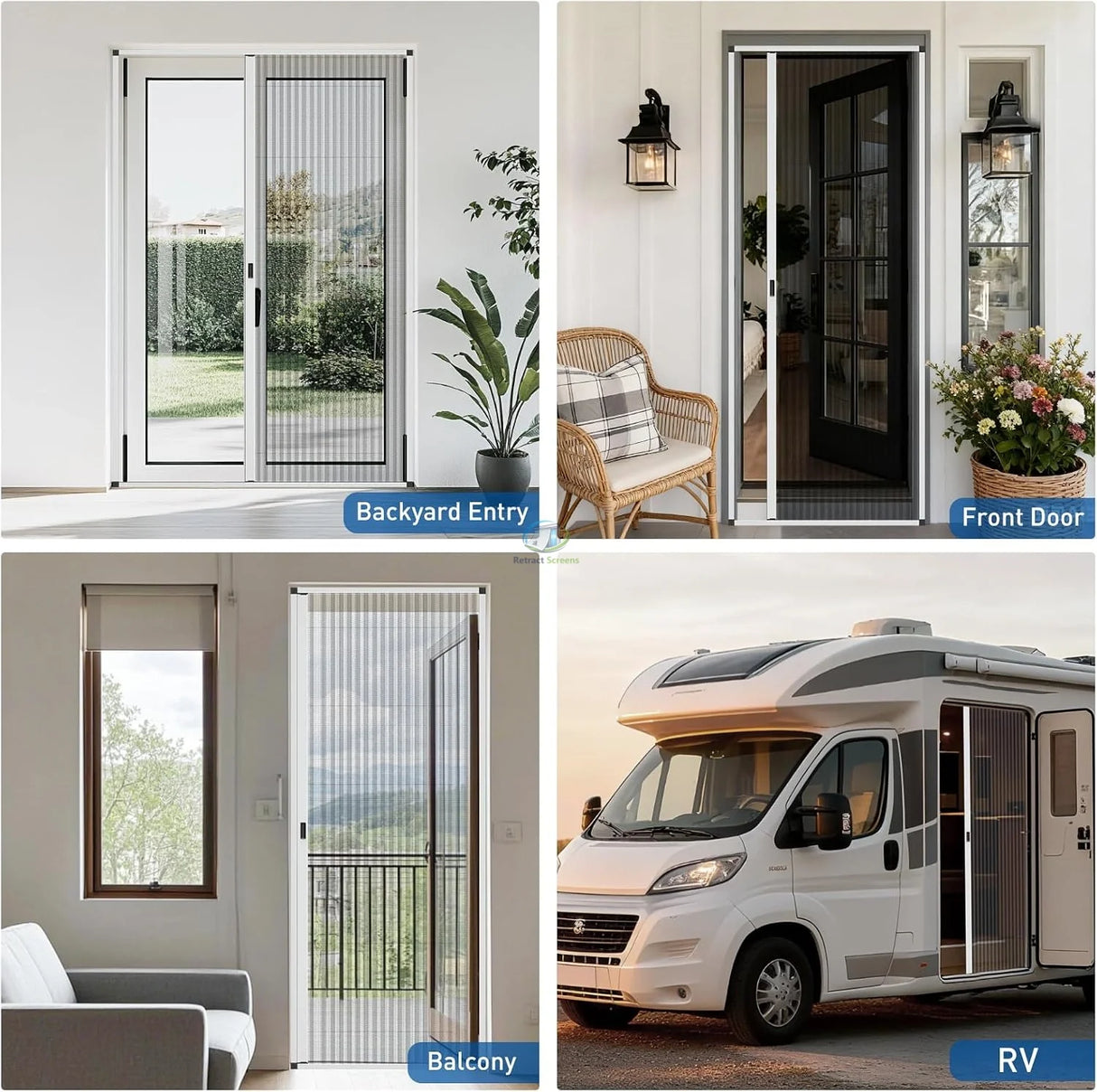 Pleated Inscet Screen Single Door