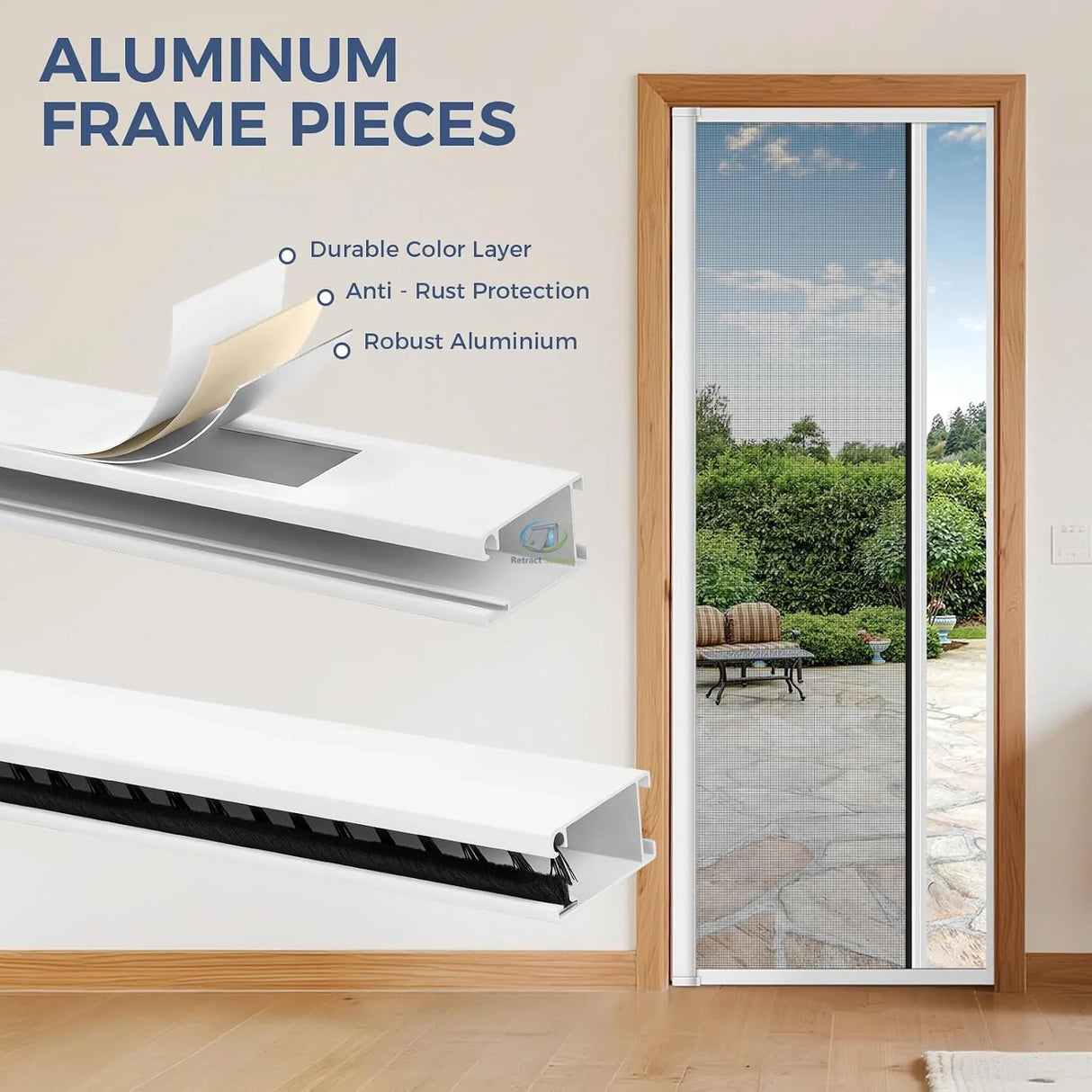 Roller Insect Screens for Double Door