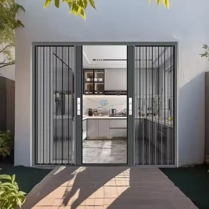 Folding Accordion Double Door Screen
