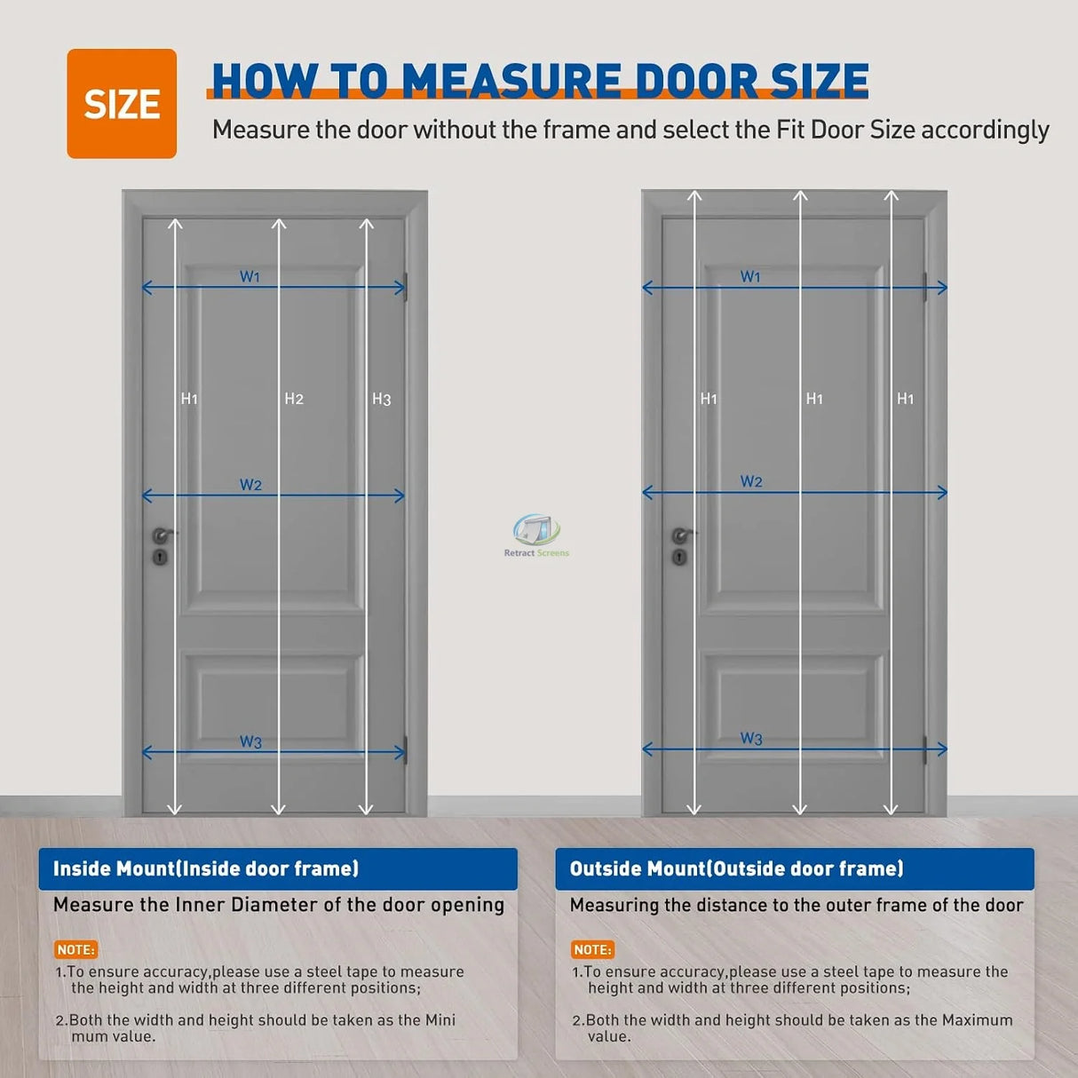 Folding Accordion Single Door Screen