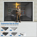 Aluminum Retractable Garage Screen Door