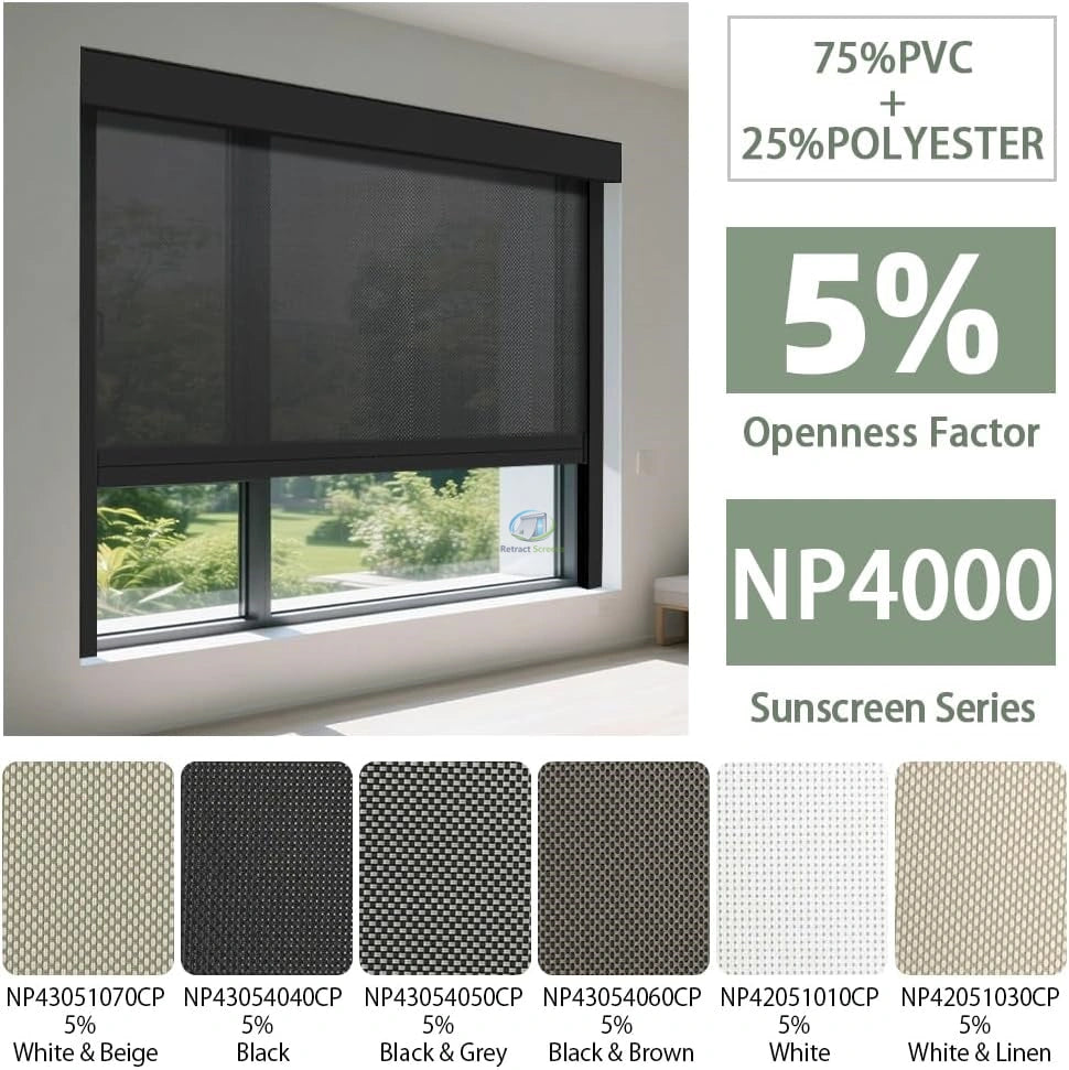 Motorized Retractable Patio Screens