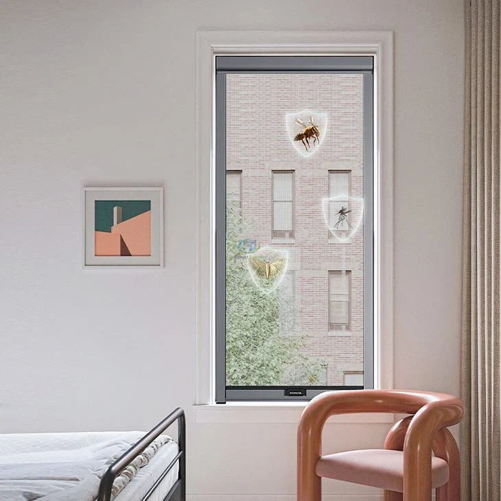 Pull Down Roller Insect Screens for Windows