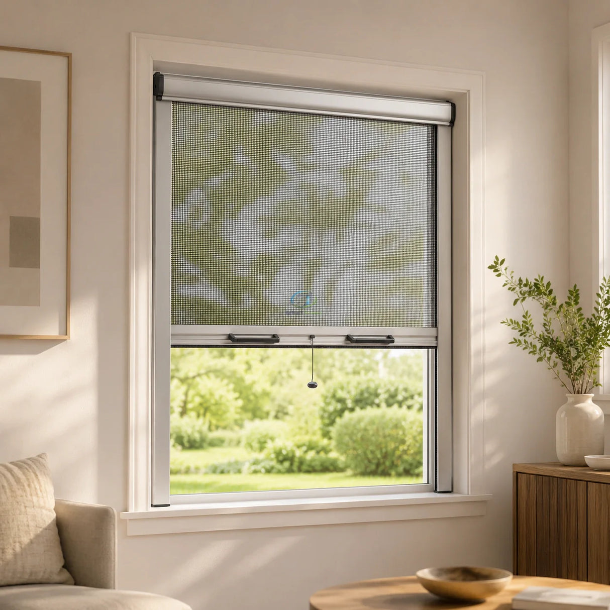 Pull Down Roller Insect Screens for Windows
