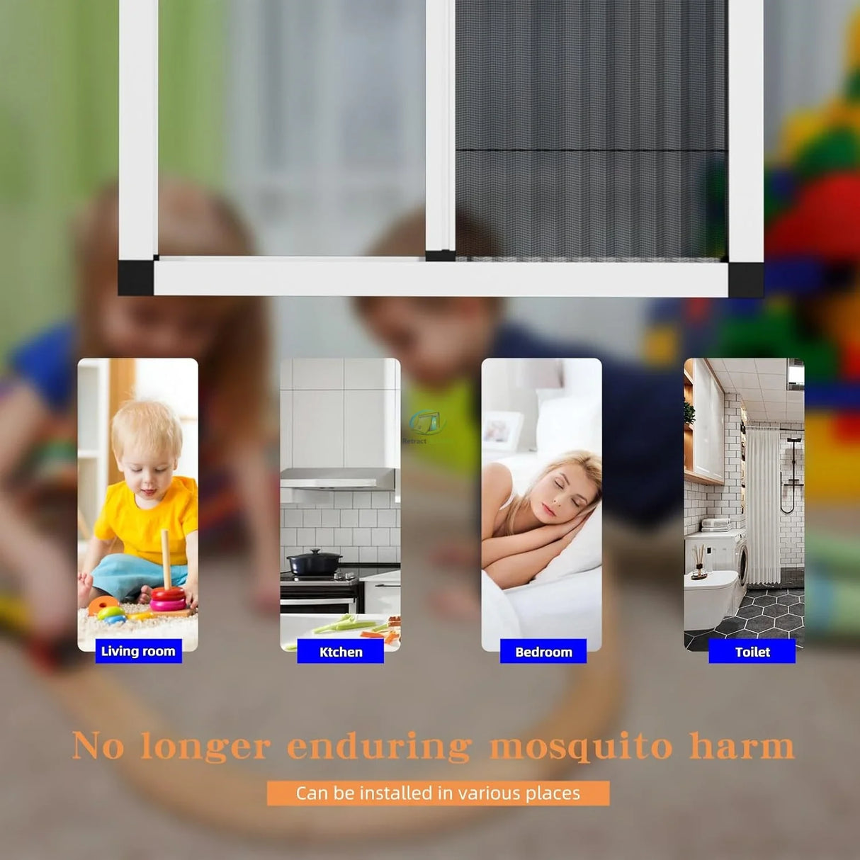 Pleated Inscet Screen for Window