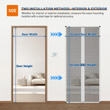 Pleated Inscet Screen Double Door