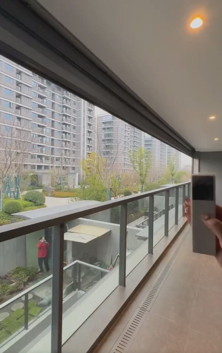 Motorized Retractable Patio Screens
